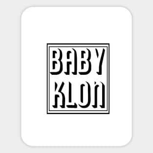 baby klon Sticker